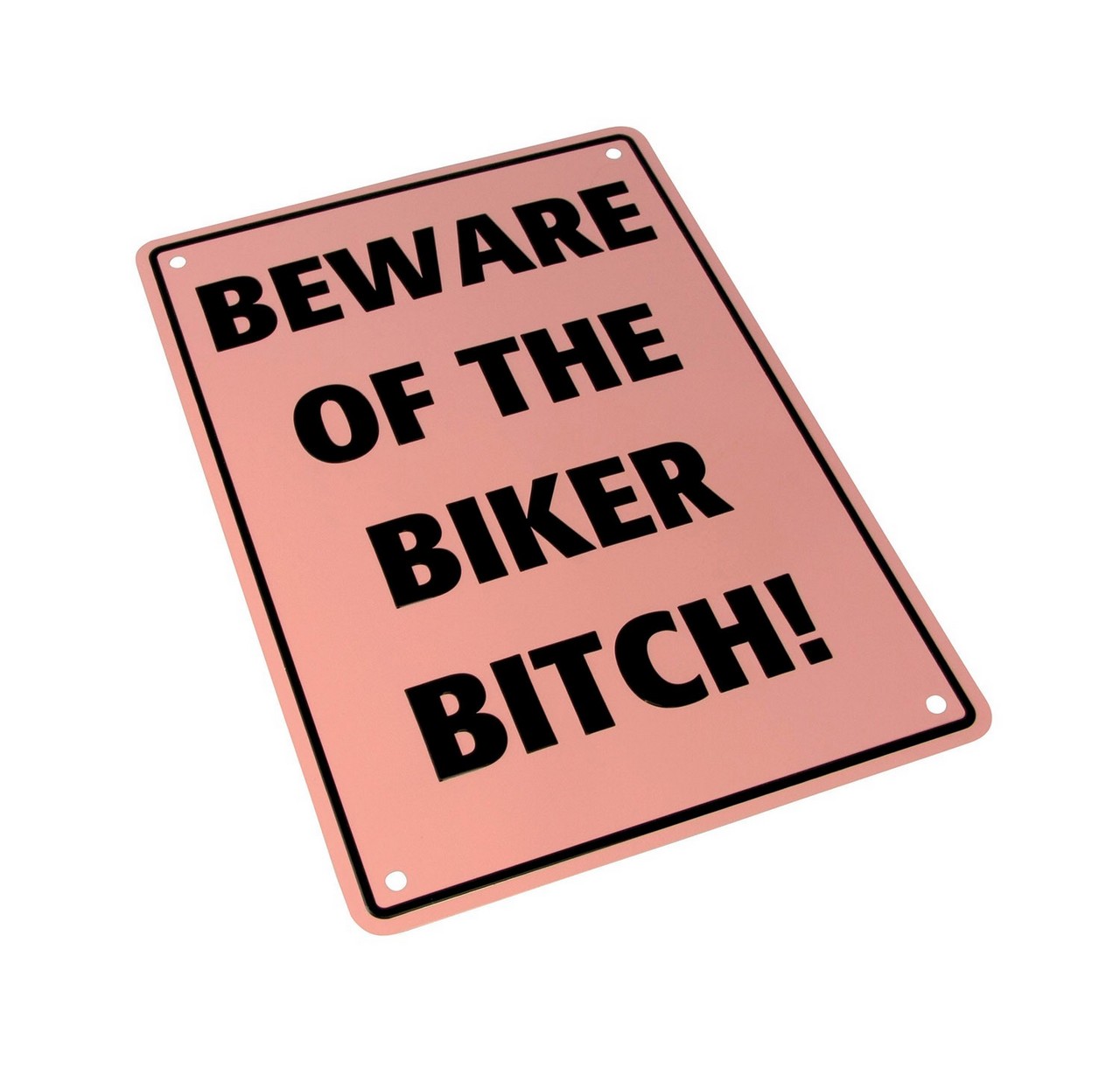 停车标志 beware of the biker bitch>