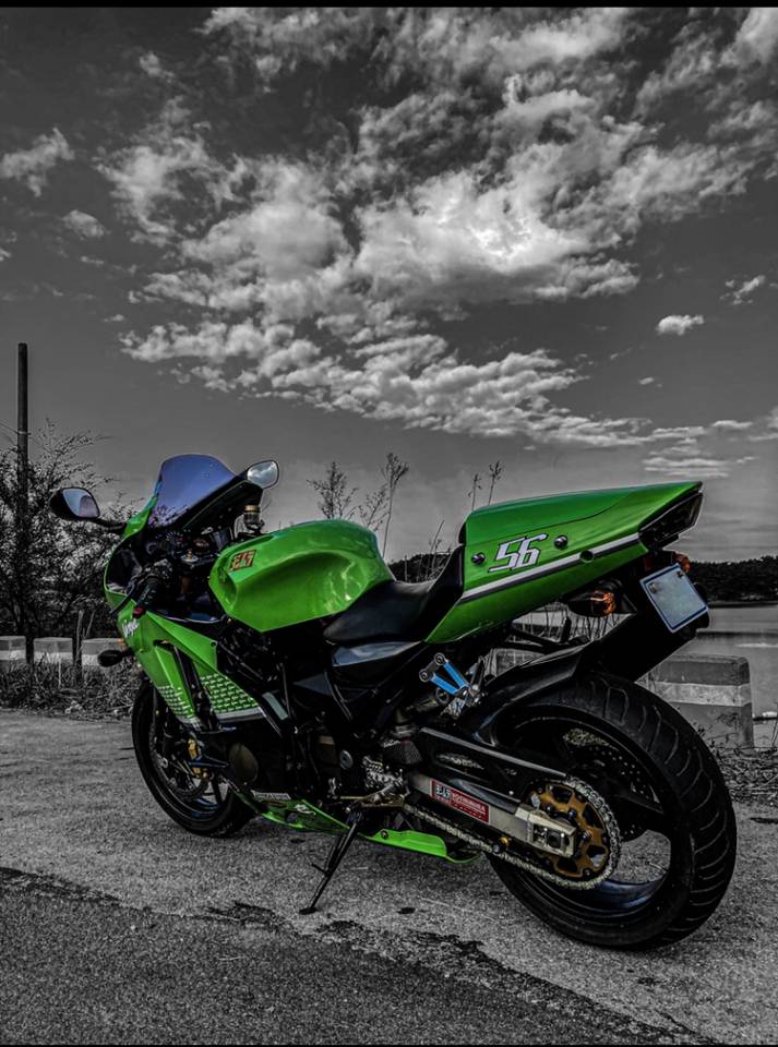 blue factory的改装kawasaki zx-12r ninja